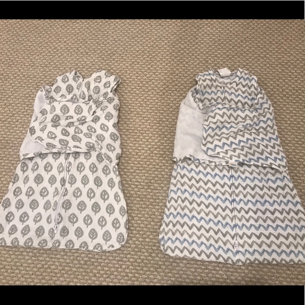 3-6 month muslin Halo sleep sacks